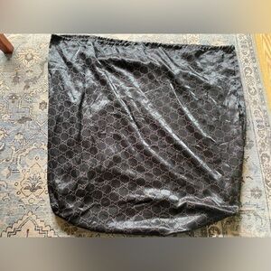 Gucci Dark Monogram Patterned dust bag Large